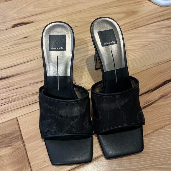 Dolce Vita Narda Heels Onyx Mesh Size 9 - Picture 2 of 8